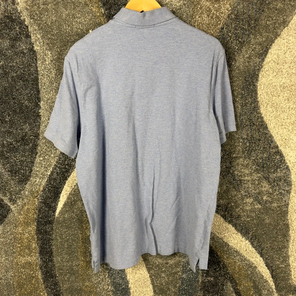 Polo Ralph Lauren Polo Shirt Mens Large Blue Excellent Classic Fit Short Sleeve